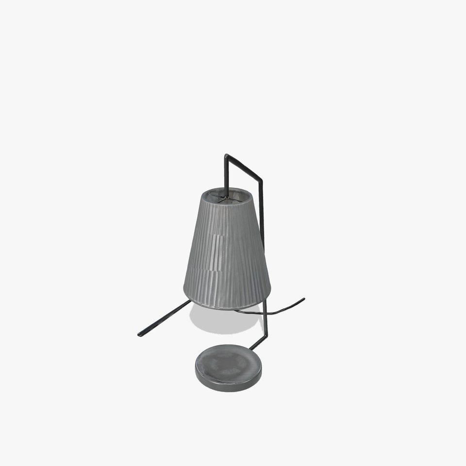 Modern Black Table Lamp Model Pack